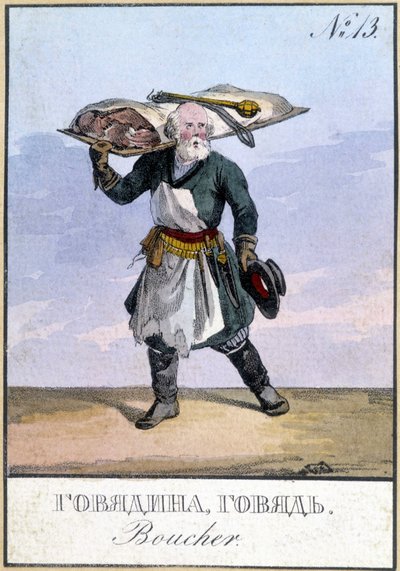 Boucher en Russie au XIXe siècle - Unknown artist