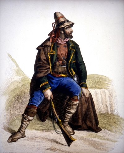 Brigand calabrais - gravure - Unknown artist