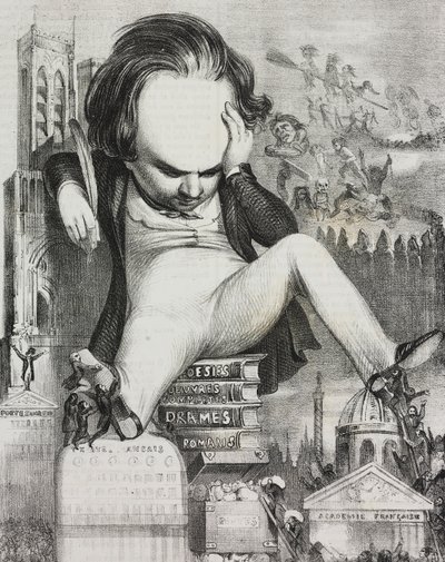 Caricature de Victor Hugo (1802-1885) - Unknown artist