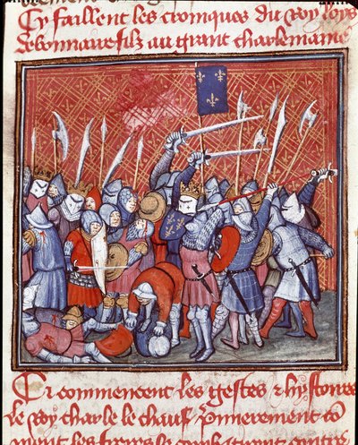 Dynastie carolingienne : Le roi carolingien Charles II dit le Chauve lors d