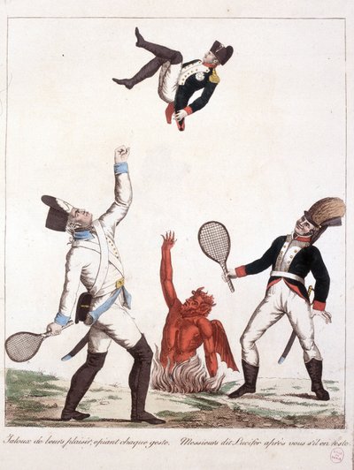 Caricature de Napoléon Bonaparte - dans Napoléon Ier, caricatures, collection factice. 1814 - 1815. B.H.V.P. - Unknown artist