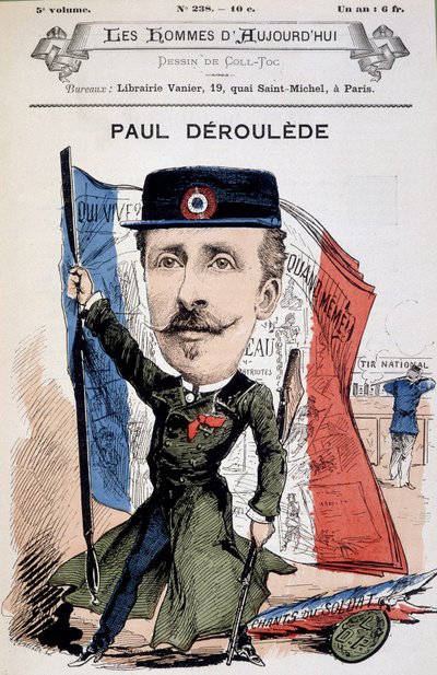 Caricature de Paul Déleède (1846-1914), écrivain et homme politique français. Dans « Les hommes d