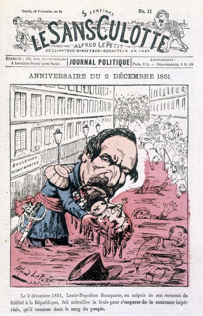 Caricature sur le coup d
