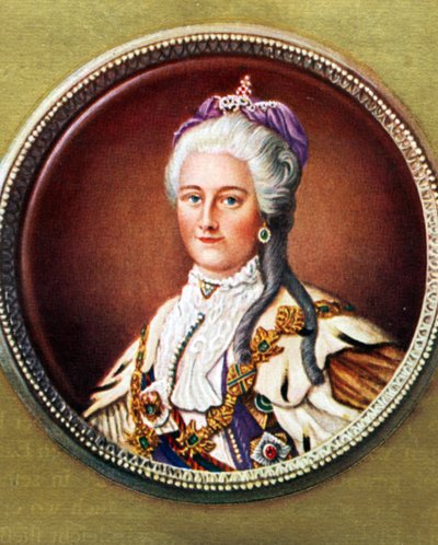 Catherine II Portrait de - Unknown artist