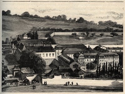 Maison centrale de Clairvaux (prison de Clairvaux) - Champagne-Ardenne - gravure dans 