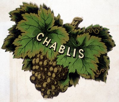 Étiquette de Chablis. Chromolithographie, n.d. - Unknown artist