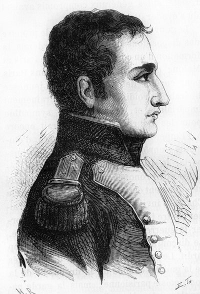 Charles Angélique François Huchet de La Bédoyère. (1786-1815). Maréchal de camp de Napoléon, Aide de camp, Pair de France. - Unknown artist