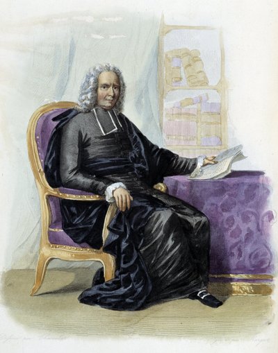 Charles Rollin (1661-1741), écrivain et historien - dans éd. Mennechet, « Le Plutarque français » - Unknown artist