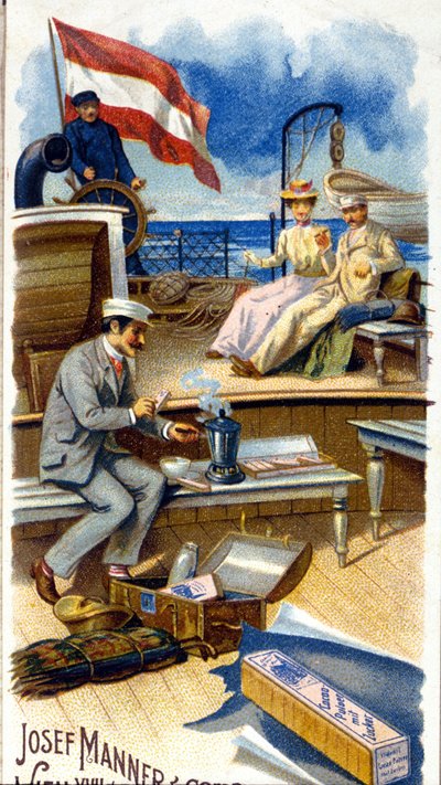 Publicité pour le chocolat « Josef Manner & Gomp, Vienne » - Unknown artist