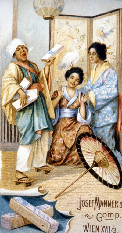 Publicité pour le chocolat « Josef Manner & Gomp, Vienne ». - Unknown artist