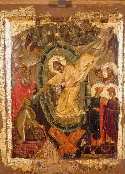 Le Christ aux Limbes. Icône du 13e siècle - Unknown artist