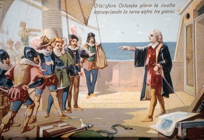 Christophe Colomb arrête la révolte de l