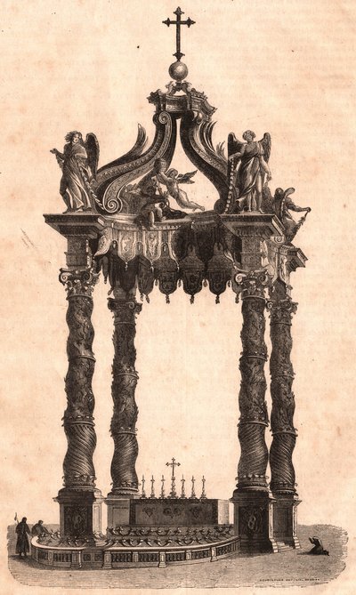 Ciboire à Saint-Pierre de Rome, Italie - Unknown