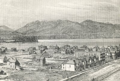 Ville de Vancouver, gravure, Canada - Unknown artist