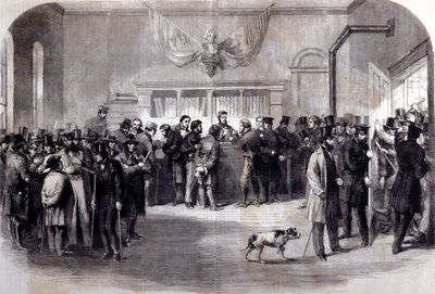 Guerre civile (1861 - 1865), guerre civile américaine. Émeutes anti-conscription devant les bureaux d