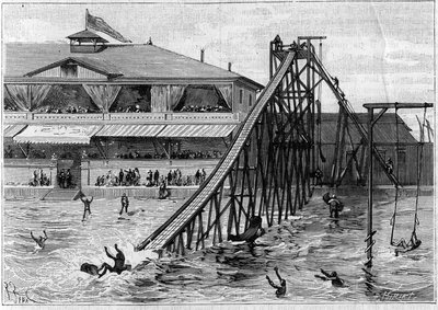 Montagne russe à Bridgeport, Connecticut, USA. dans "La Nature. Revue des sciences et de leurs applications aux arts et à l