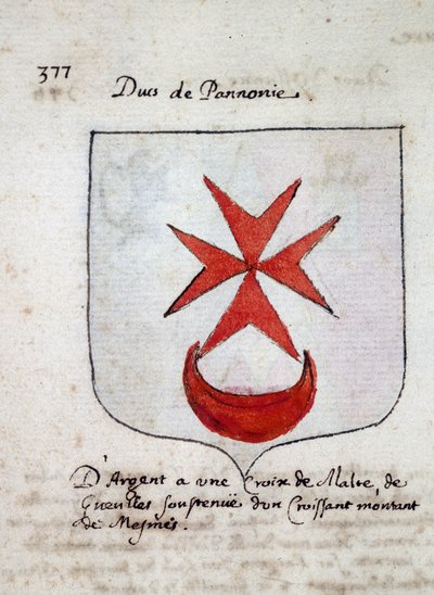 Blason du duc de Pannonie - sd XIXe siècle - Unknown artist
