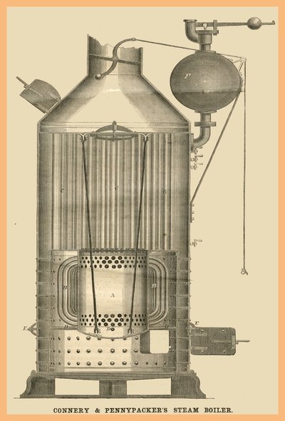 Connery - Chaudière à vapeur Packer - Unknown Artist