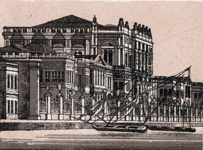 Constantinople, Turquie : vue du Palais Impérial à Dolma Baggsche. dans "Le monde illustre 168 vues" Non daté (fin du 19e siècle) - Unknown artist