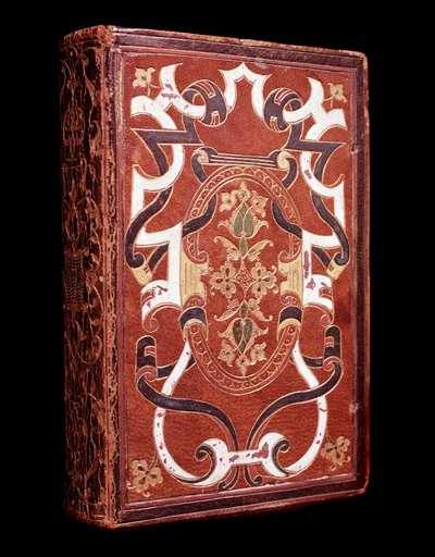 Copie de la Sainte Bible en latin appartenant à Jean Grolier de Servières (1479-1565), trésorier et bibliophile, reliure en maroquin rouge (Bible avec reliure Grolier) - Unknown artist