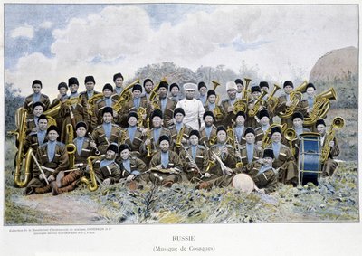 Groupe de musique cosaque en Russie au 19ème siècle - Unknown artist