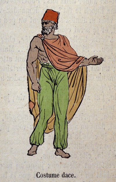 Costume pour un homme vivant en Dacie (Dace) - Unknown artist