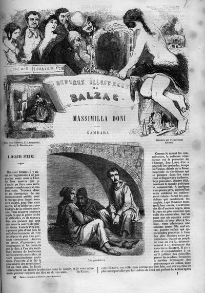 Couverture du roman « Massimilla Doni » - Unknown artist