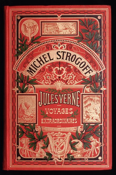 Couverture du livre de Jules Verne "Michel Strogoff", éd. Hetzel - Unknown artist