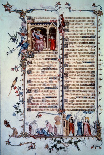 David menacé par Saül. Allégorie de l