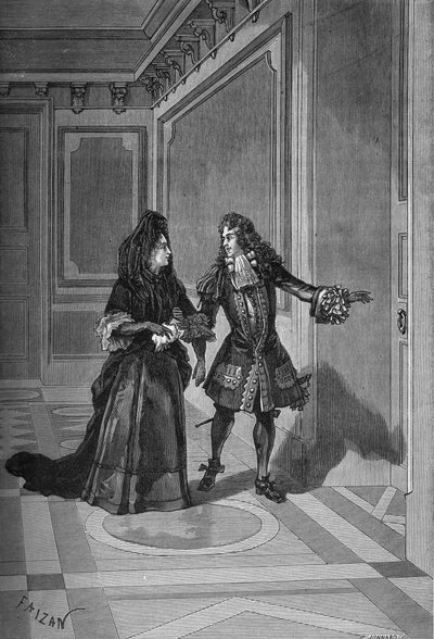 Mort de Marie Thérèse (Marie-Thérèse), reine de France, 30 juillet 1683 : M. de la Rochefoucauld demandant à Madame de Maintenon (Françoise d
