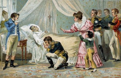 Mort de Napoléon Ier (1769-1821), à Sainte-Hélène le 5 mai 1821 - Unknown artist