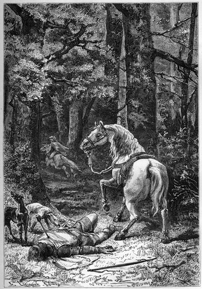 Mort de Rufus, Guillaume le Roux (roi Guillaume II) tué par une flèche lors d