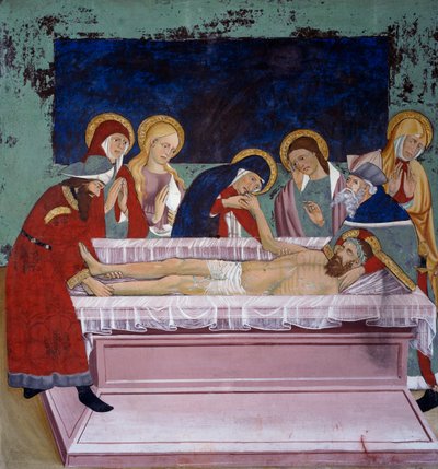 Déposition dans le tombeau, Vie du Christ (15ème siècle) - Unknown artist