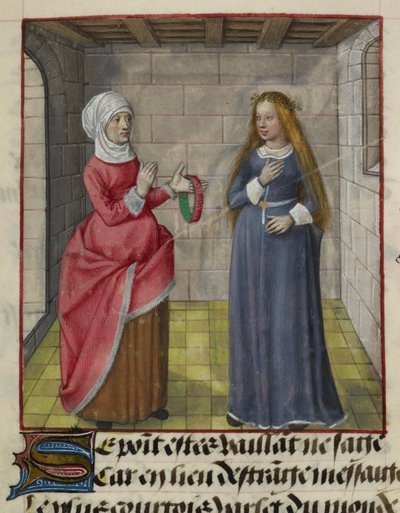 (détail) de la Vieille et Bel Accueil, de 