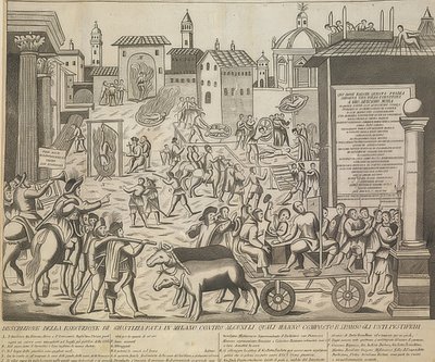 La grande peste de Milan de 1630. Vers 1835 - Unknown