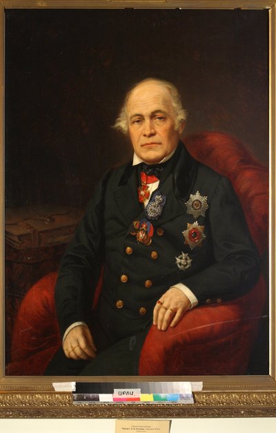 Portrait du comte Dmitry Nikolaïevitch Bloudov - Unknown artist