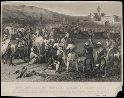 Désarmement du 11e régiment de cavalerie régulière à Berhampore - Unknown artist