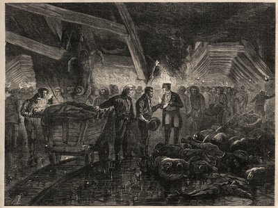 Désastre des mines de Bessèges - Inondations - Unknown artist