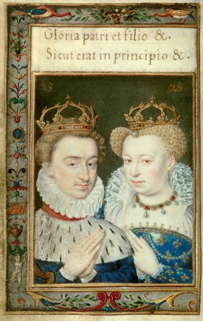 Double portrait de Henri IV roi de France et Marguerite de Valois - Unknown artist