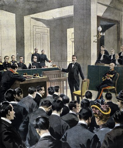 Affaire Dreyfus : témoignage du lieutenant-colonel Georges Picquart (1854-1914) au procès de l