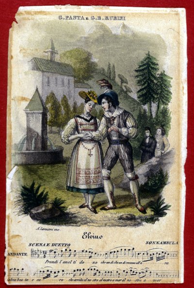 Duo entre Giuditta Pasta et Gian Battista Rubini dans l