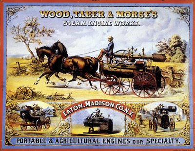 Machines à vapeur Eaton Madison Co - Publicité - Unknown artist