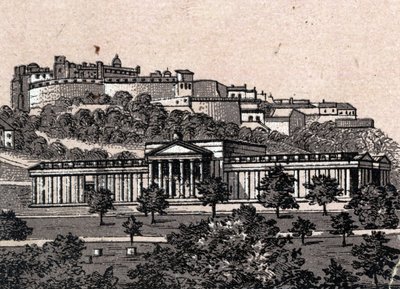 Édimbourg, Écosse : vue de la Galerie Nationale à Édimbourg. dans "Le monde illustre 168 vues" Non daté (fin du 19e siècle) - Unknown artist