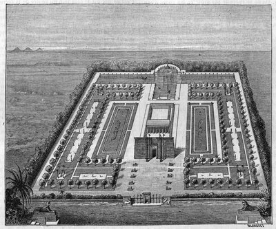 Jardin égyptien à l