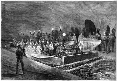 Excursion dans les égouts de Paris en 1872 - Unknown artist