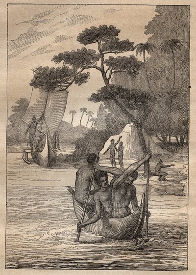 Expédition de Nicolas Thomas Marion-Dufresne (Marion Dufresne) (1729-1772) : canoës des îles de l