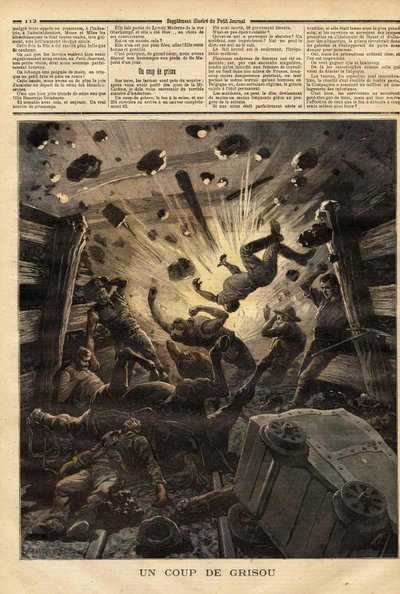 Explosion de grisou dans les mines d