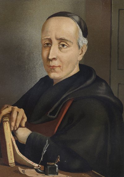 FEIJOO y MONTENEGRO, Benito Jerónimo (1673-1764). Écrivain et essayiste espagnol - portrait par Benito Jerónimo ou Feijoo (1676-1764). Théologien et médecin espagnol d