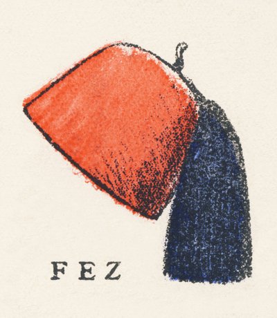 F : fez - Unknown artist