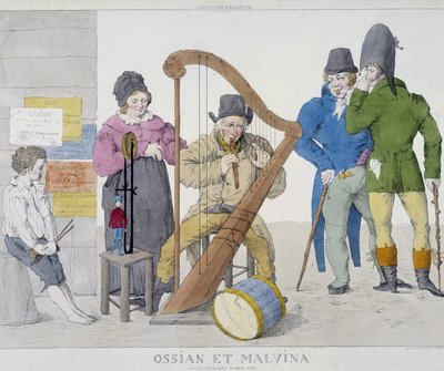 Famille de musiciens itinérants au XIXe siècle - Unknown artist